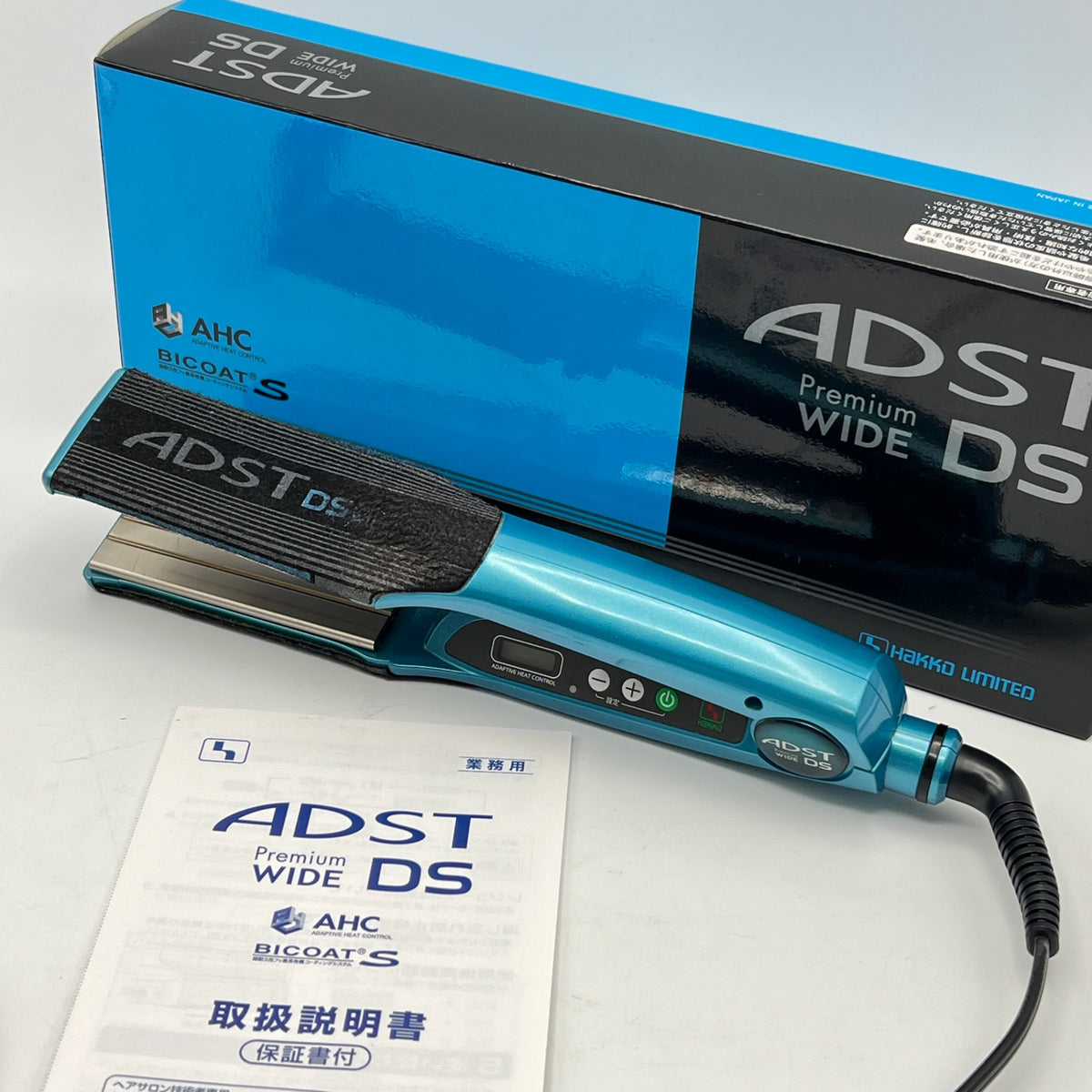 ADST DSワイドストレートヘアアイロン　中古 アドスト プレミアム ストレートアイロン DS WIDE FDS-W37 ADST