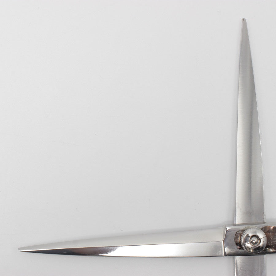 【激安セール】柳生覇王シザー7インチ 美品】柳生 覇王 カットシザー 覇王プレート 7インチ 片剣刃