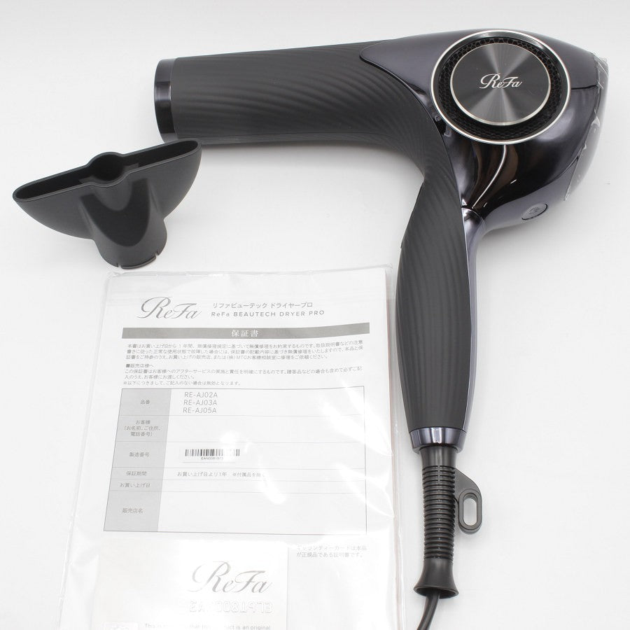 美品】MTG ReFa BEAUTECH DRYER PRO RE-AJ03A ブラック リファ