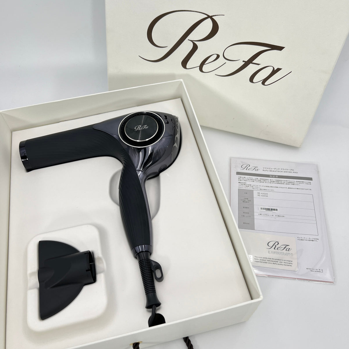MTG ReFa BEAUTECH DRYER PRO RE-AJ03A ブラック リファ ビューテック
