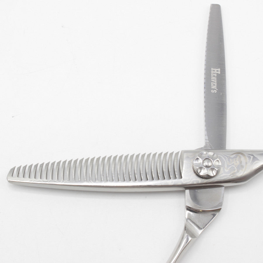 美品】ヘヴンスシザーズ ダマスカス ST α セニング 5.8インチ  