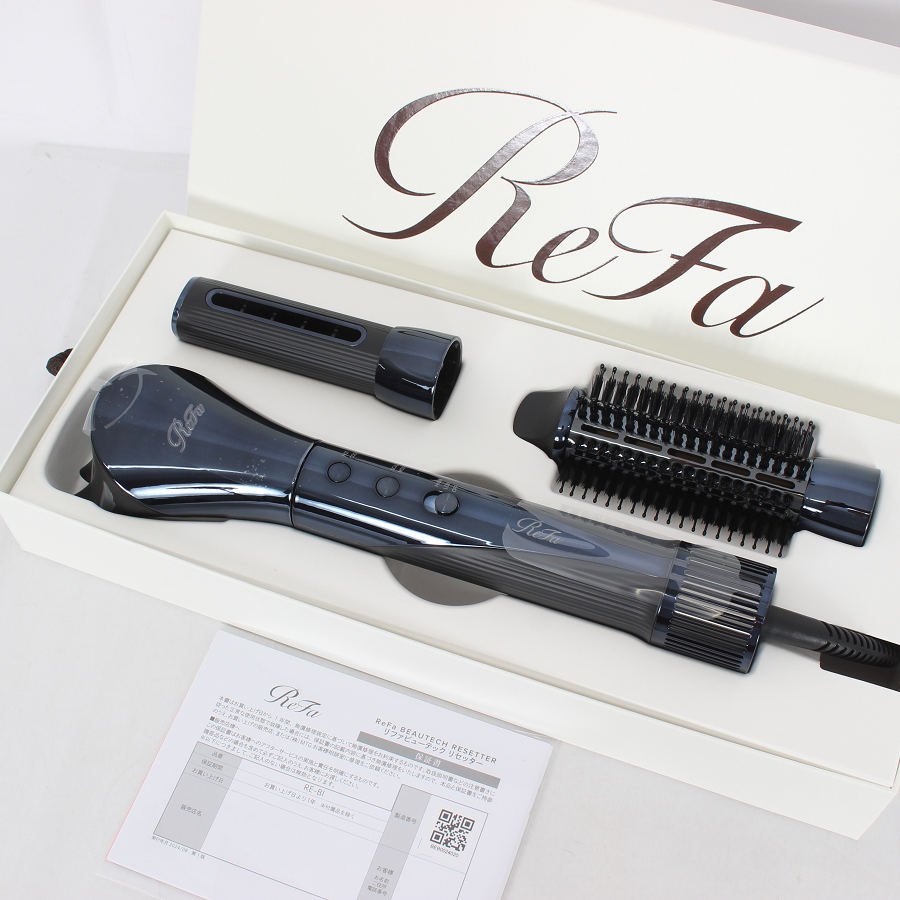 新品】MTG ReFa BEAUTECH RESETTER RE-BI-03A ブラック ヘアドライヤー