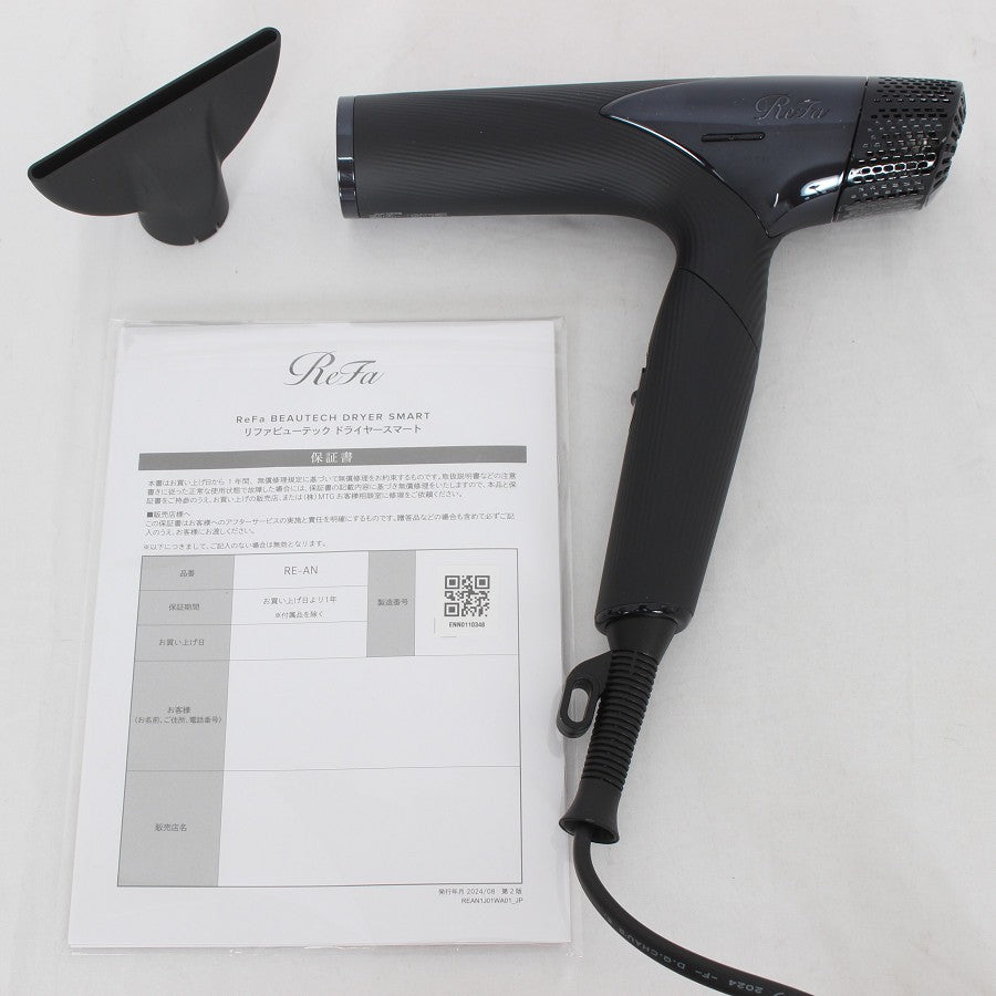 美品】MTG ReFa BEAUTECH DRYER SMART RE-AN-03A ブラック ヘア