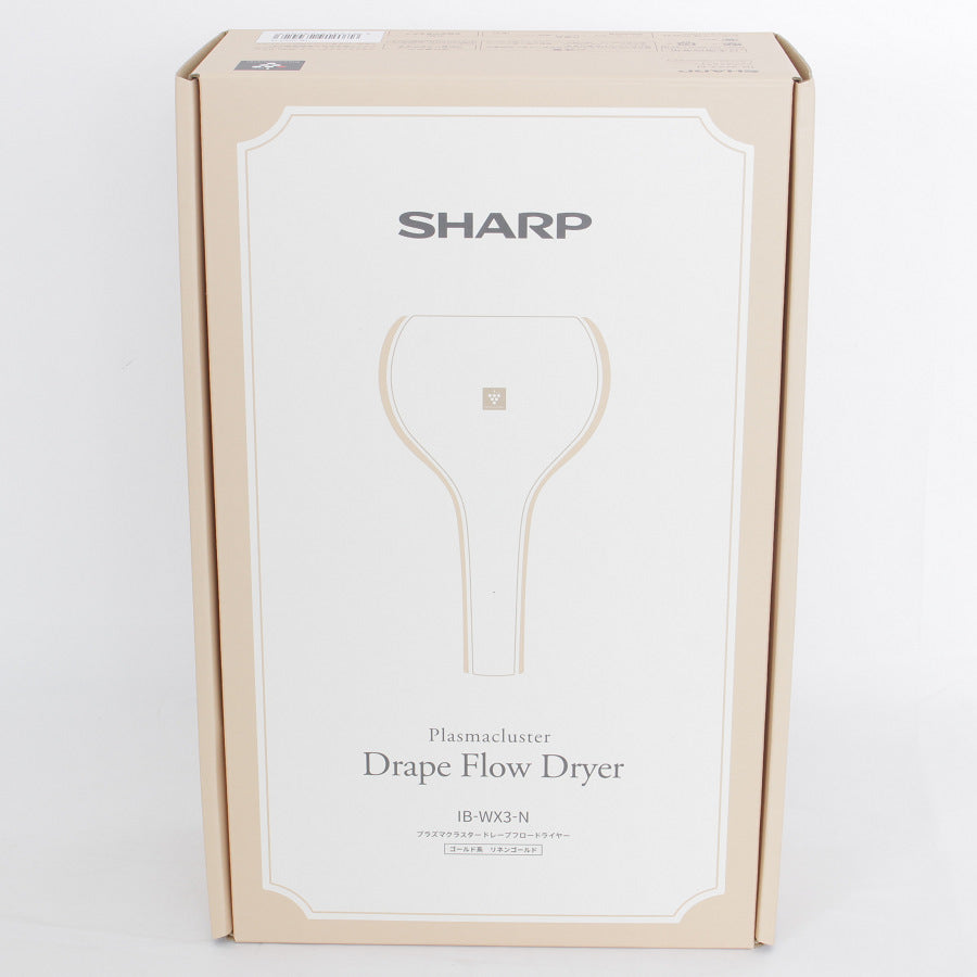 【新品】SHARP IB-WX3-N リネンゴールド プラズマクラスター ドレープフロードライヤー シャープ 本体