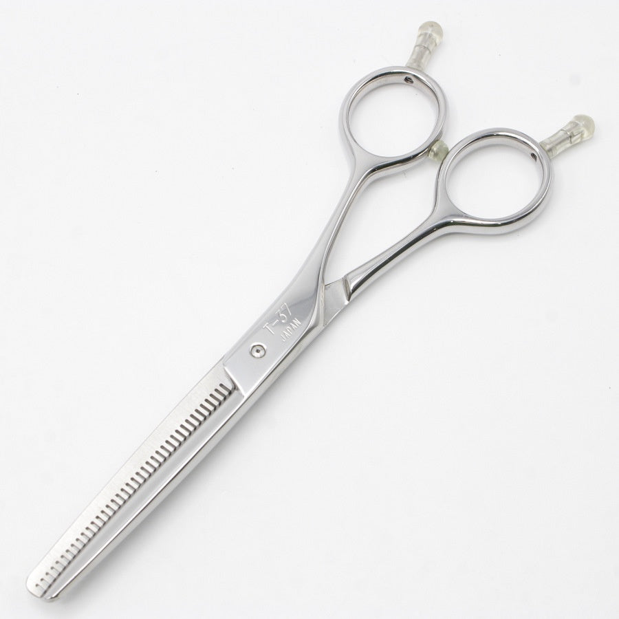 美品】光シザー T-37 セニング 6インチ メガネハンドル 38目U溝 約25