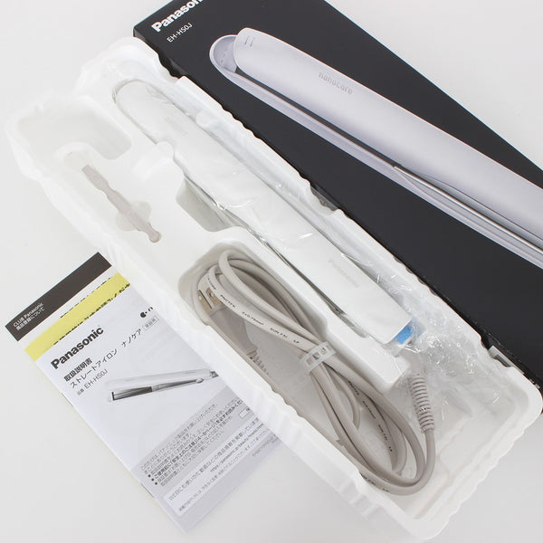 【新品】パナソニック ストレートアイロン ナノケア EH-HS0J-W ホワイト ストレートアイロン ヘアアイロン ヘアケア Panasonic 本体