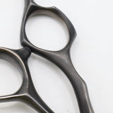 【美品】ミズタニシザーズ SCHOREM MASTER BLACK LEFTY カットシザー 6.5インチ ハマグリ刃 オフセットハンドル レフティ 左利き