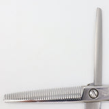 【美品】光シザー TRENDY Ⅲ 732 セニング 6インチ オフセットハンドル 40目フラット 約10% ヒカリ トレンディ3