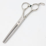 【美品】光シザー TRENDY Ⅲ 732 セニング 6インチ オフセットハンドル 40目フラット 約10% ヒカリ トレンディ3