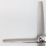 【美品】ミズタニシザーズ セニング 5.8インチ オフセットハンドル 30目V溝逆刃 約20%〜25%