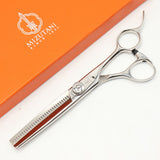 【美品】ミズタニシザーズ セニング 5.8インチ オフセットハンドル 30目V溝逆刃 約20%〜25%