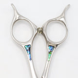 【美品】刃物屋トギノン プレミアムクイーン ツイン セニング 5.8インチ メガネハンドル 22目フラット/スリット2本 約40% トギノン シザー