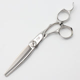 【美品】ミズタニシザーズ SWORD THINNING 40 セニング 6インチ 3Dハンドル 40目 約15％〜25％