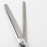 【美品】光シザー THINNING 724 セニング 6インチ オフセットハンドル 40目U溝逆刃 約50% ヒカリ
