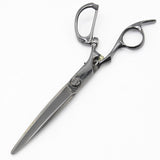 【美品】はさみのルミエール HyPER V 81GA63 ブラックコーティング加工 カットシザー 6.3インチ 柳刃 フレックスハンドル