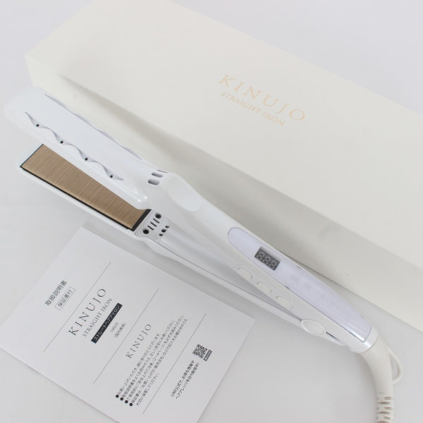 【美品】KINUJO STRAIGHT IRON LM225 シルクプレート ヘアアイロン 絹女 キヌージョ 本体