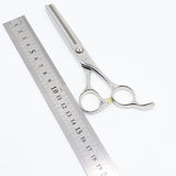 【美品】光シザー THINNING 724 セニング 6インチ オフセットハンドル 40目U溝逆刃 約50% ヒカリ