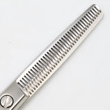 【美品】光シザー T-37 セニング 5.7インチ メガネハンドル 38目U溝 約25% ヒカリ