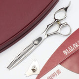 【美品】刃物屋トギノン Dr.クイーン セニング 5.8インチ 3Dハンドル 28目フラット 約20% シザー