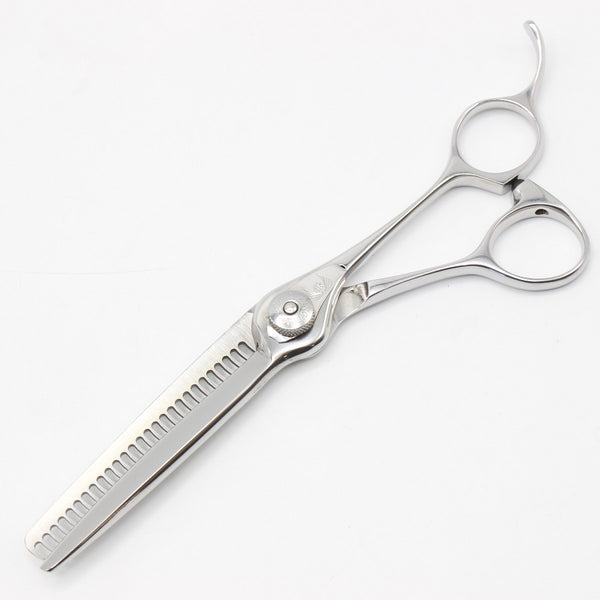 【美品】ナルトシザー 三梳きイタリックB27 セニング 6インチ ヘネシーオフセットハンドル 27目逆刃 約25%〜30%