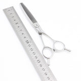 【美品】サクシード サンドラ セニング35 SUN35 デザイン/仕上げ用 6インチ メガネハンドル 35目 約10%～20% SUNDRA Thinning シザー