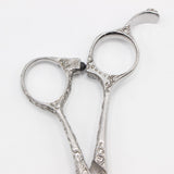 【美品】ナルトシザー RKギルビーZ唐草 6.3インチ 片剣刃 ヘネシーオフセットハンドル ロイヤルキングダム カットシザー