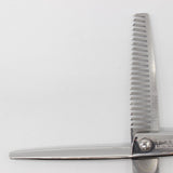 【美品/研磨済】菊星シザー SPEED MAX is T-35 セニング 6インチ 3Dハンドル 23目2段溝 約25％〜30％ スピードマックス