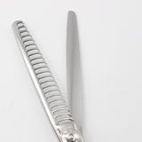 【美品】ナルトシザー 四梳きシェアライン セニング 6インチ メガネハンドル 22目 約45% キングダムストーク