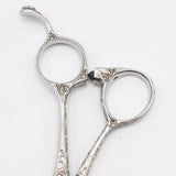 【美品】ナルトシザー RKギルビーZ唐草 6.3インチ 片剣刃 ヘネシーオフセットハンドル ロイヤルキングダム カットシザー