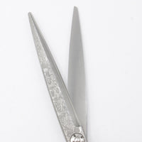 【美品】MAYUMI ダマスカス カットシザー 6.5インチ 片剣刃 3Dハンドル マユミ
