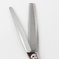 【美品】サクシード サンドラ セニング33 仕上げ用 SUN33 6インチ 3Dメガネハンドル 33目2段 約15% SUNDRA Thinning シザー