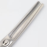 【美品】bmac FTシリーズ FT-2743 セニング 6インチ メガネハンドル 43目U溝 約25%〜30% マック シザー