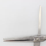 【美品】島理研 シーマハイテック SKRG60/30 セニング 6インチ オフセットハンドル 30目U溝 25%～30% シザー