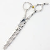 【美品】刃物屋トギノン クイーン セニング 6インチ オフセットハンドル 40目フラット/1本スリット 約20%～25% シザー