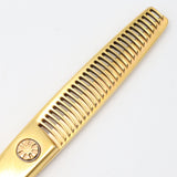 ハヤシシザース V-Thinning V-30RW-WH-6 ゴールドコーティング セニング 6インチ メガネハンドル 30目2段 約25%〜30% ディッシュホイールベアリング