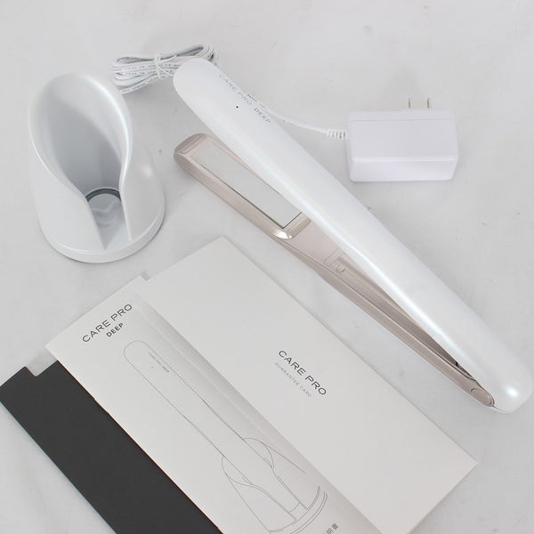 CARE PRO DEEP 超音波アイロン CUI-01 for hair medication ケアプロ ヘアメディケーション ヘアアイロン 本体