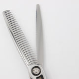 【美品】刃物屋トギノン NEO Queen R28 セニング 5.8インチ メガネハンドル 28目 約20% ネオクイーン トギノン シザー