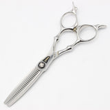 【美品】刃物屋トギノン NEO Queen R28 セニング 5.8インチ メガネハンドル 28目 約20% ネオクイーン トギノン シザー