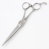 【美品】ナルトシザー RKギルビーZ唐草 6.3インチ 片剣刃 ヘネシーオフセットハンドル ロイヤルキングダム カットシザー