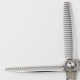 【美品】刃物屋トギノン クイーンサクセススター セニング 5.8インチ メガネハンドル 28目フラット/スリット 約20% シザー トギノン