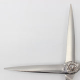 【美品】ナルトシザー RKギルビーZ唐草 6.3インチ 片剣刃 ヘネシーオフセットハンドル ロイヤルキングダム カットシザー