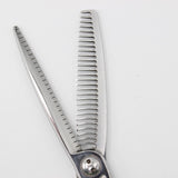 【美品】刃物屋トギノン クイーンサクセススター セニング 5.8インチ メガネハンドル 28目フラット/スリット 約20% シザー トギノン