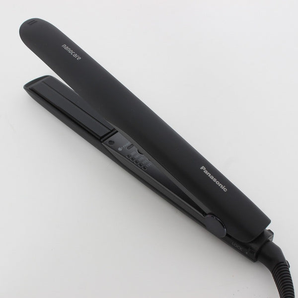 【美品】パナソニック ナノケア EH-HS0J-K ブラック ストレートアイロン ヘアアイロン ヘアケア 本体