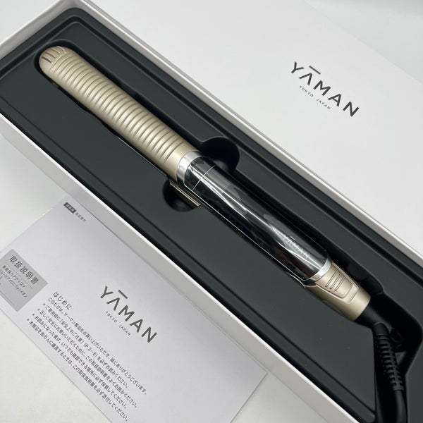 【美品】ヤーマン スムースアイロン フォトイオン プラス YJHB6N ゴールド ヘアケアストレートアイロン YA-MAN 本体