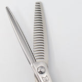 【美品】SGK 三和技研 GFZ-T23 セニング 6インチ 3Dグリップハンドル 23目フラット 約25％ シザー