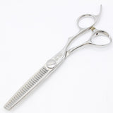 【美品】島理研 シーマハイテック SPECTЯA-25 セニング 6インチ 3Dハンドル 25目 約30% スペクトラ SPECTRA シザー