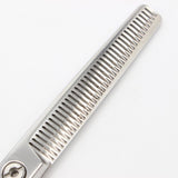 【美品】光シザー T-37 セニング 6インチ メガネハンドル 38目U溝 約25% ヒカリ
