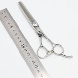 【美品/研磨済】ハシモトリビック Skill-40 セニング 6インチ オフセットハンドル 40目U溝 約30%～35％ シザー
