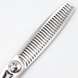 【美品】刃物屋トギノン クイーンサクセススター セニング 5.8インチ メガネハンドル 28目フラット/スリット 約20% シザー トギノン