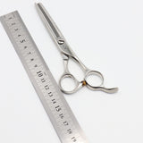 【美品】光シザー TRENDY Ⅲ 734 セニング 6インチ オフセットハンドル 40目フラット 約10% 逆刃 ヒカリ トレンディ3